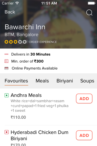 Bawarchi Inn screenshot 2