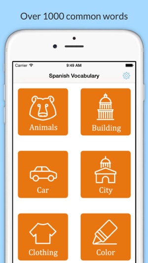 Learn Spanish with Common Words(圖1)-速報App