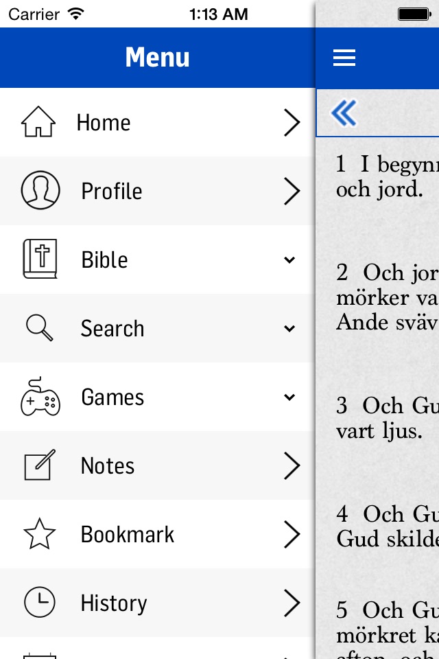 Swedish Bible screenshot 4