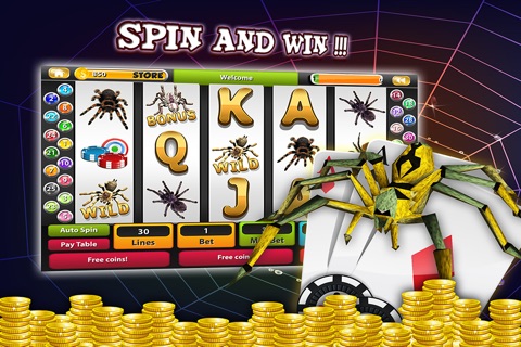 A The Spider Bonanza Slot Machines - Electronic Game For Winning In Vegas PRO screenshot 2