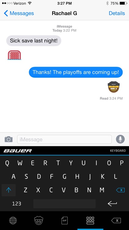 BAUER Hockey Keyboard screenshot-3