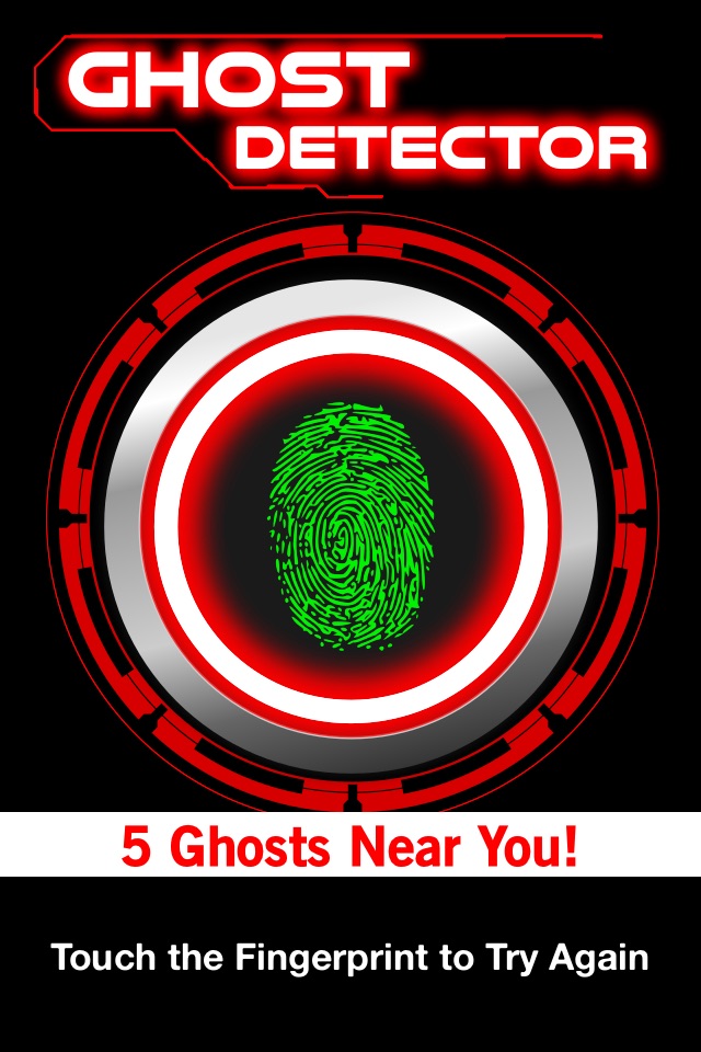 Ghost Detector - Ghost Finder Fingerprint Scanner screenshot 3