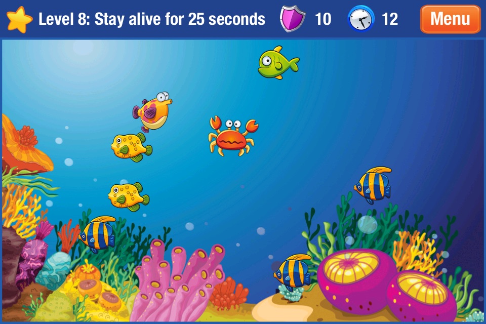 Crab King Fishing - Sea Animals Game for Kids screenshot 2