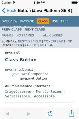 API for Java 8 version screenshot 3