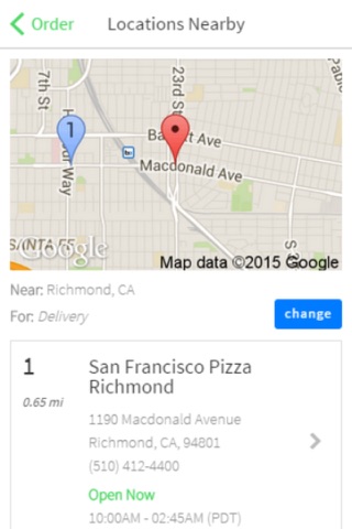 San Francisco Pizza screenshot 2