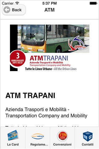 Trapani Welcome Card screenshot 4