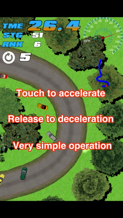 Touch Rally -very simple racing game-