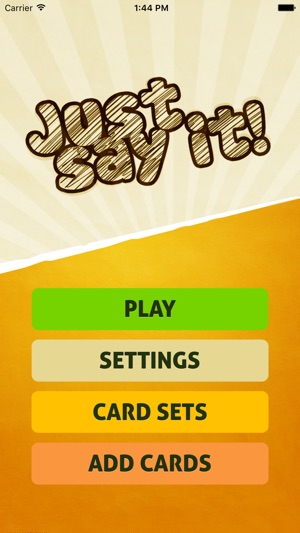 Just Say It! - Charades party game