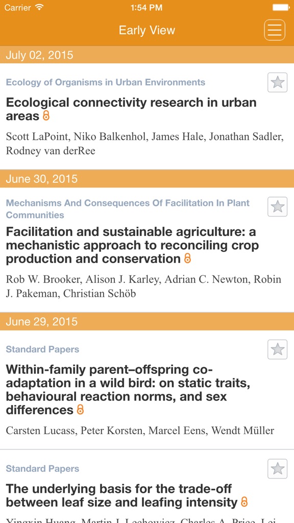 【图】Functional Ecology(截图1) 【图】Functional Ecology(截图1)