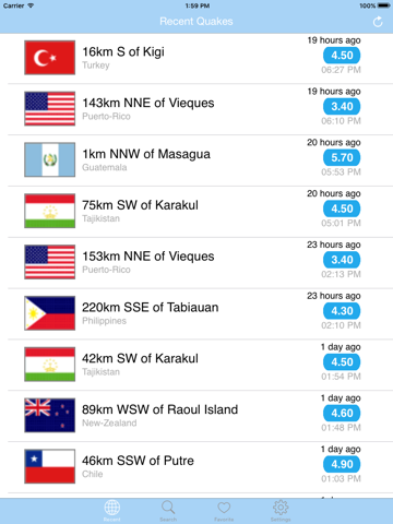 Earthquake PRO - Alert & Search USGS Data Editionのおすすめ画像2