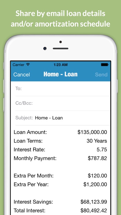 Loantune What If Loan Calculator screenshot-4