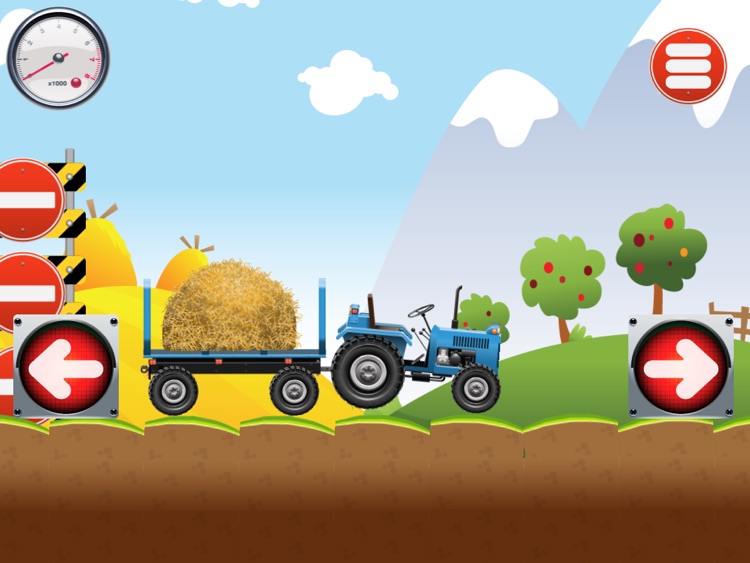 Animated puzzles tractor