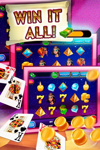 777 Pharaoh Grand Slots Casino - play boardwalk favorites in heart of g.sn las vegas screenshot 3