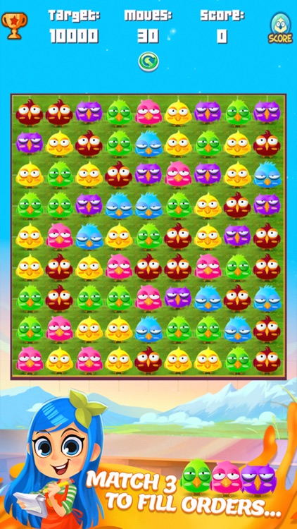 Tiny Birds Match - Three Matching Game Free