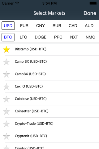 Coinbits - Free Bitcoin, Litecoin, Altcoin Real-Time ticker + News tracker app for BTC + LTC + USD screenshot 3