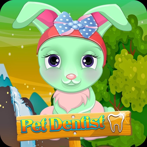 Adorable Pet Vet Dentist - Dental Hospital for Fluffy Little Animals Icon