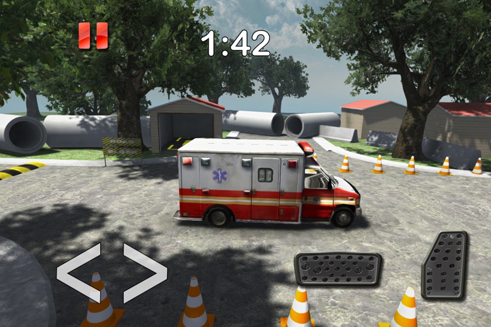 Ambulance Parking - Emergency Hospital Driving Free screenshot 2