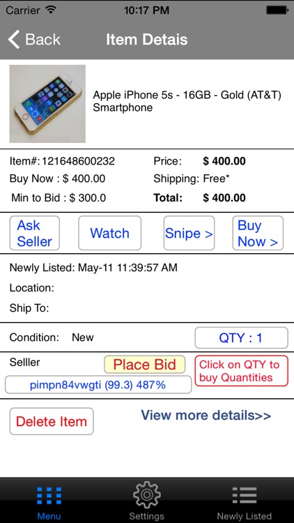 Segbay Auction Bid Sniper for eBay