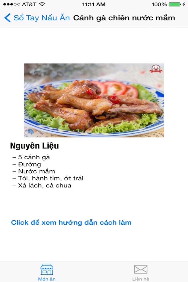 VietnameseRecipeBook screenshot 2