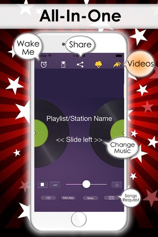 Free Music Player on iPhone - MP3 streamer from the best online radio & DJ playlist screenshot 2