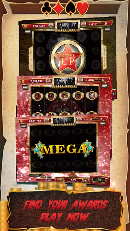 Blood Red Vampire Slots - Free True Casino Slot Machine screenshot-3