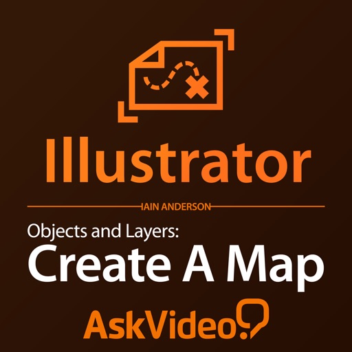 AV for Illustrator CC 102 - Objects and Layers - Create A Map icon