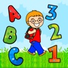 Abby Boy Learning English and Maths Pro - An Educational Preschool and Kindergarten Kids learning game where Baby and Toddler Boys and Girls learn ABC Alphabets words letters and 123 numbers while playing