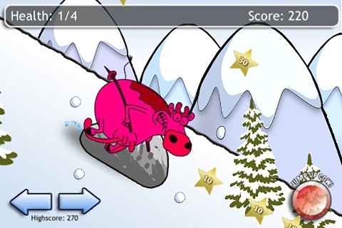 The Crazy Skiing Cow - náhled