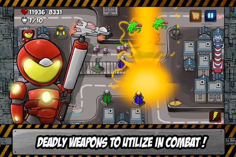Aliens Invasion: Defense and Guard the Earth screenshot 2