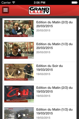 GrandLille.TV screenshot 2