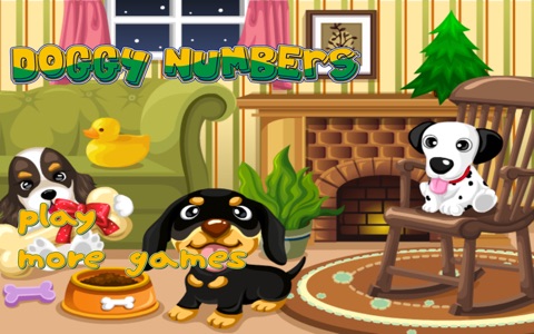 Doggy Numbers – Puzzle game with funny dogs for sweet little kids screenshot 2