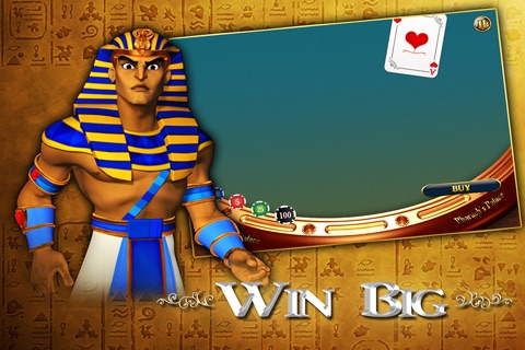 A Blackjack In Egypt - The Cleopatra Way To Win The Card-Bonus Playing 21 PRO screenshot 3