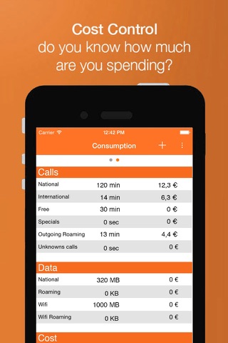 Mobile Expenses - Data Monitoring for your Cell screenshot 4
