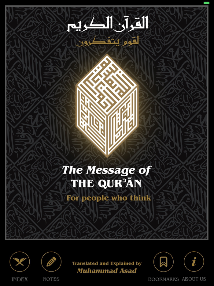 Message of the Quran Lite- Muhammad Asads monumental translation and commentary