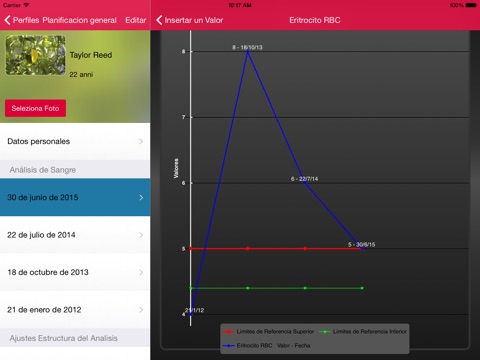 My Blood Test for iPad screenshot 4