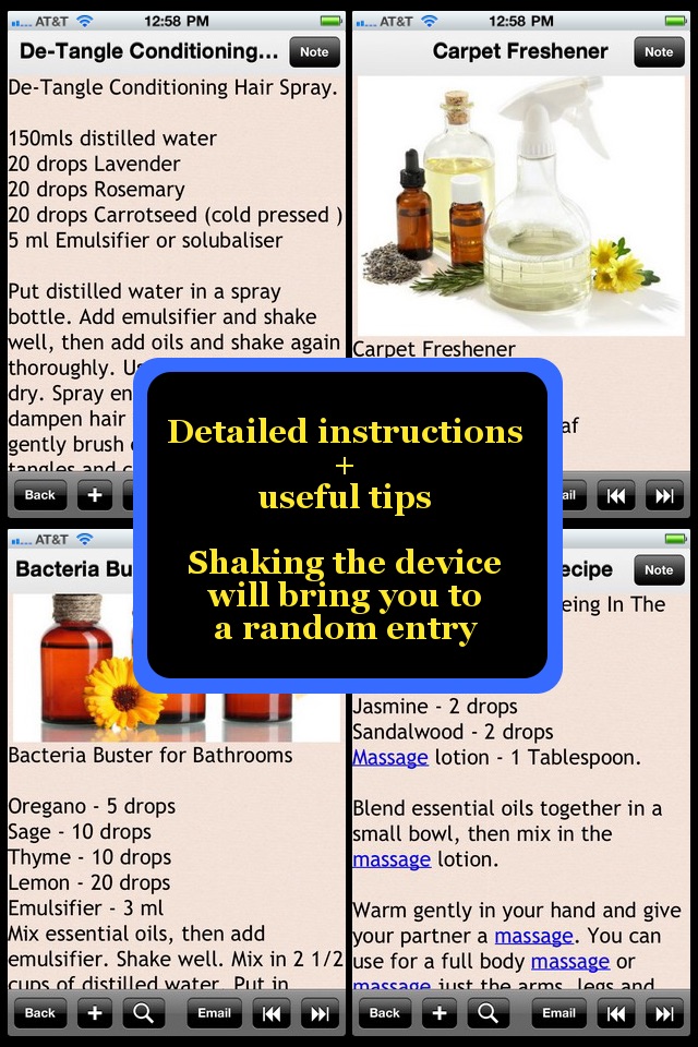 600 Essential Oil & Aromatherapy Recipes screenshot 4