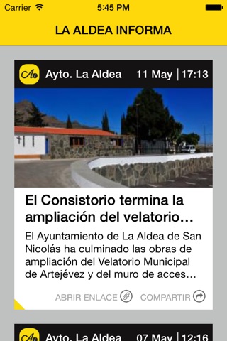 La Aldea Informa screenshot 2