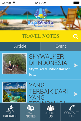 Raja Wisata screenshot 2