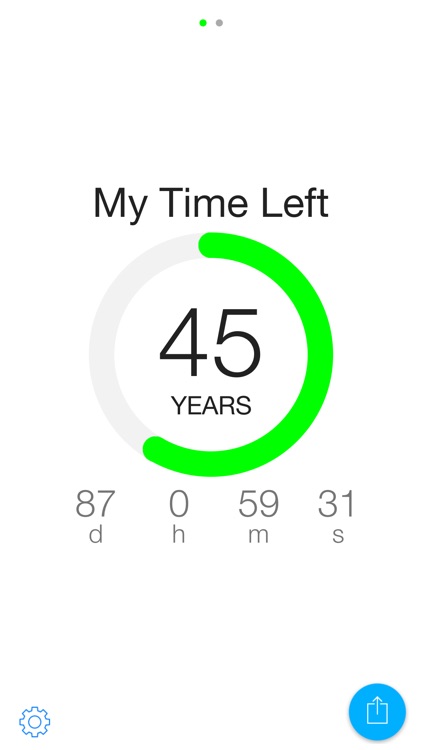 Time Left - A daily reminder to live well