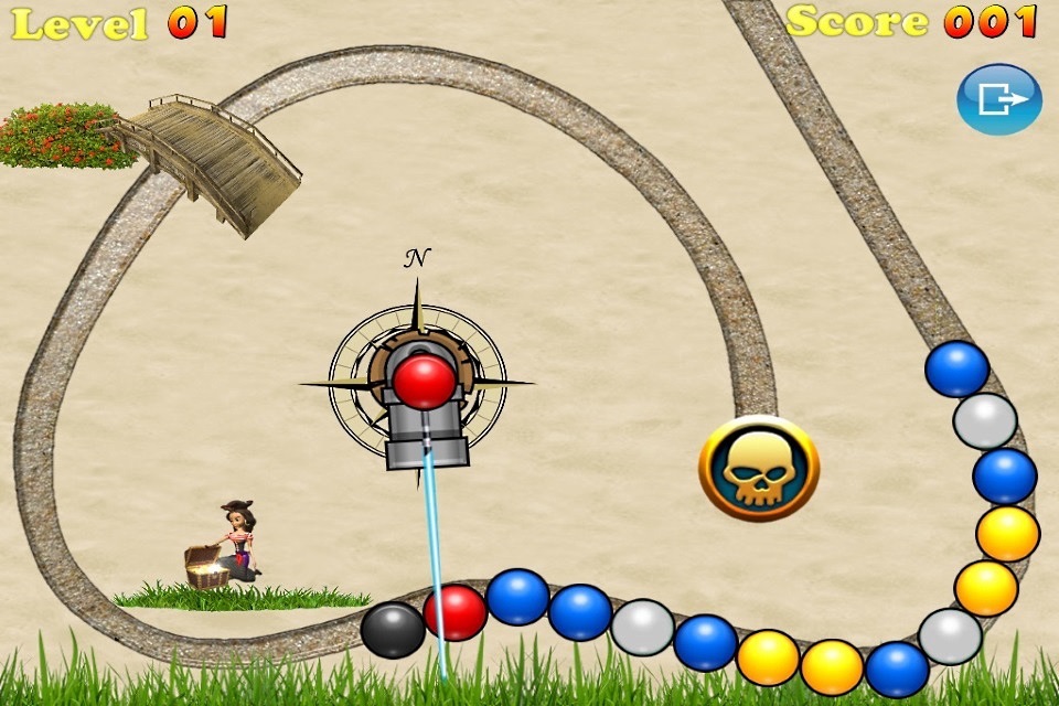 Marbles Pirates Free screenshot 2