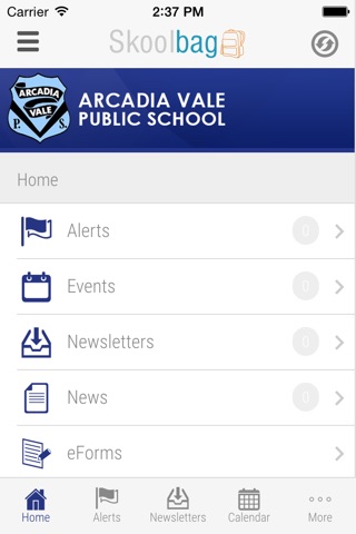 Arcadia Vale Public School - Skoolbag screenshot 2