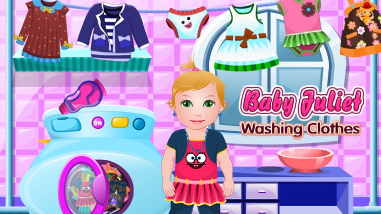 Baby Juliet Washing Clothes screenshot-4