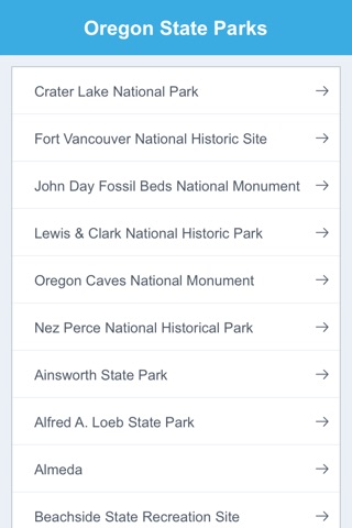 Oregon National Parks & State Parks screenshot 2