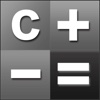 Calculator HD· - Simple Calculator with Black White Tile Display & Notable Paper Tape for the iPad,iPhone and iPod