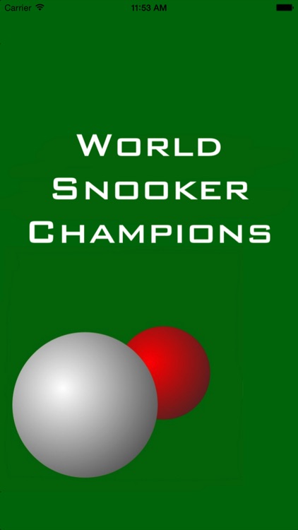 World Snooker Champions