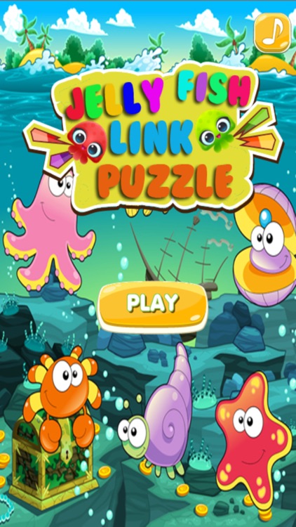 Jellyfish Cute Match Link Mania Soda Saga : 2d Puzzle Game