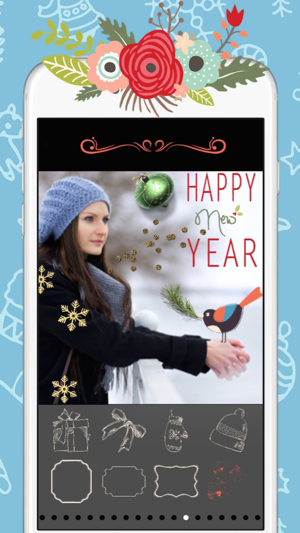 Merry Christmas & Happy New Year 2016 - Stickers for Photos(圖5)-速報App