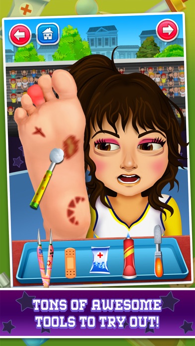 How to cancel & delete Cheerleader Foot Doctor & High School Salon Makeover from iphone & ipad 3
