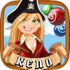 A Pirate Matey Jackpot Keno - Bet & Win Coins with the Classic Vegas Lotto Machine