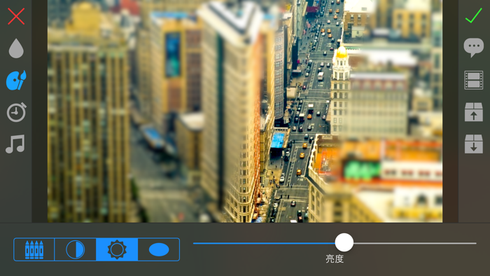 TiltShift Video - 微縮你的影片和照片